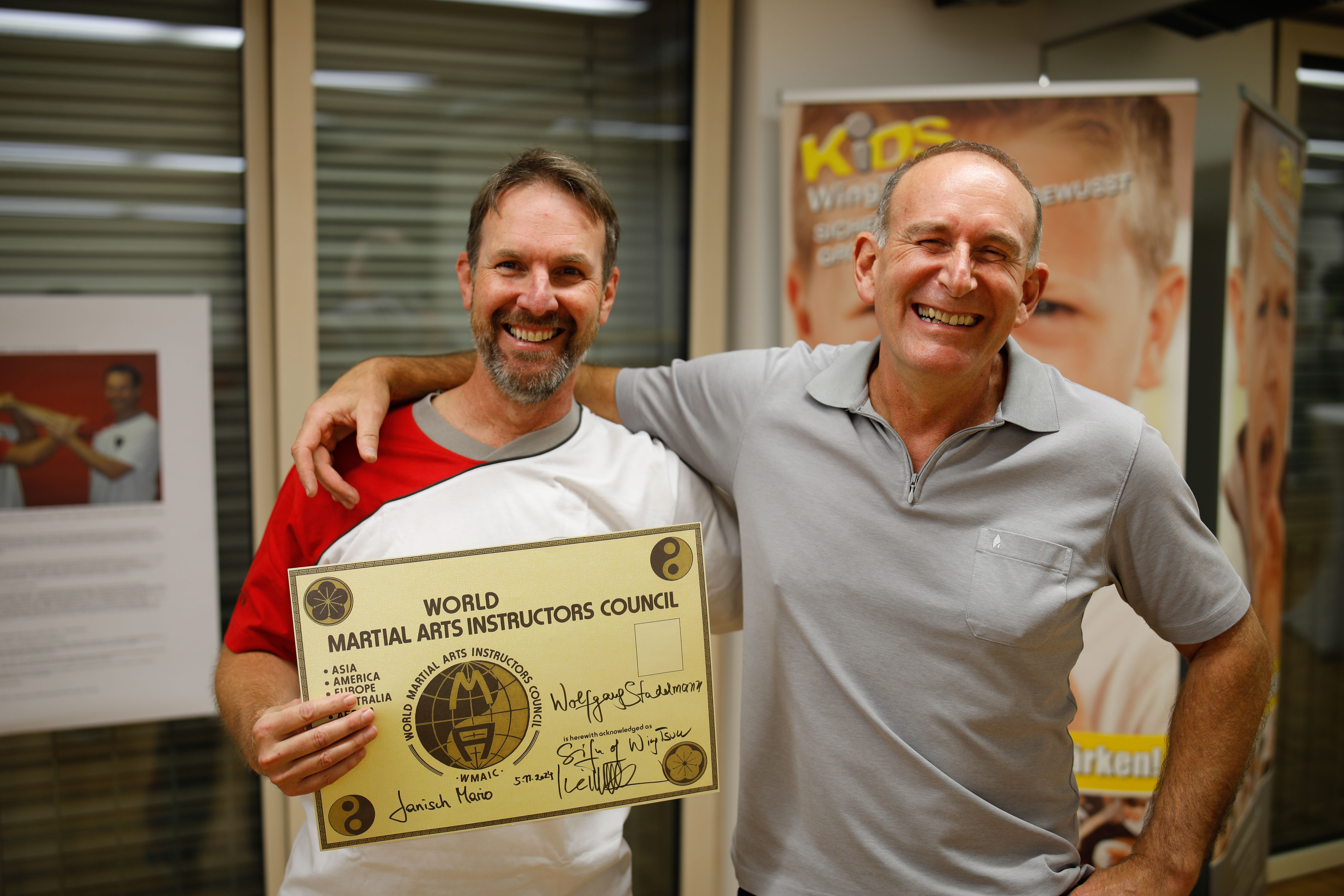 EWTO WingTsun Dornbirn, SiFu Wolfgang Stadelmann, Feier, 10 Jahre