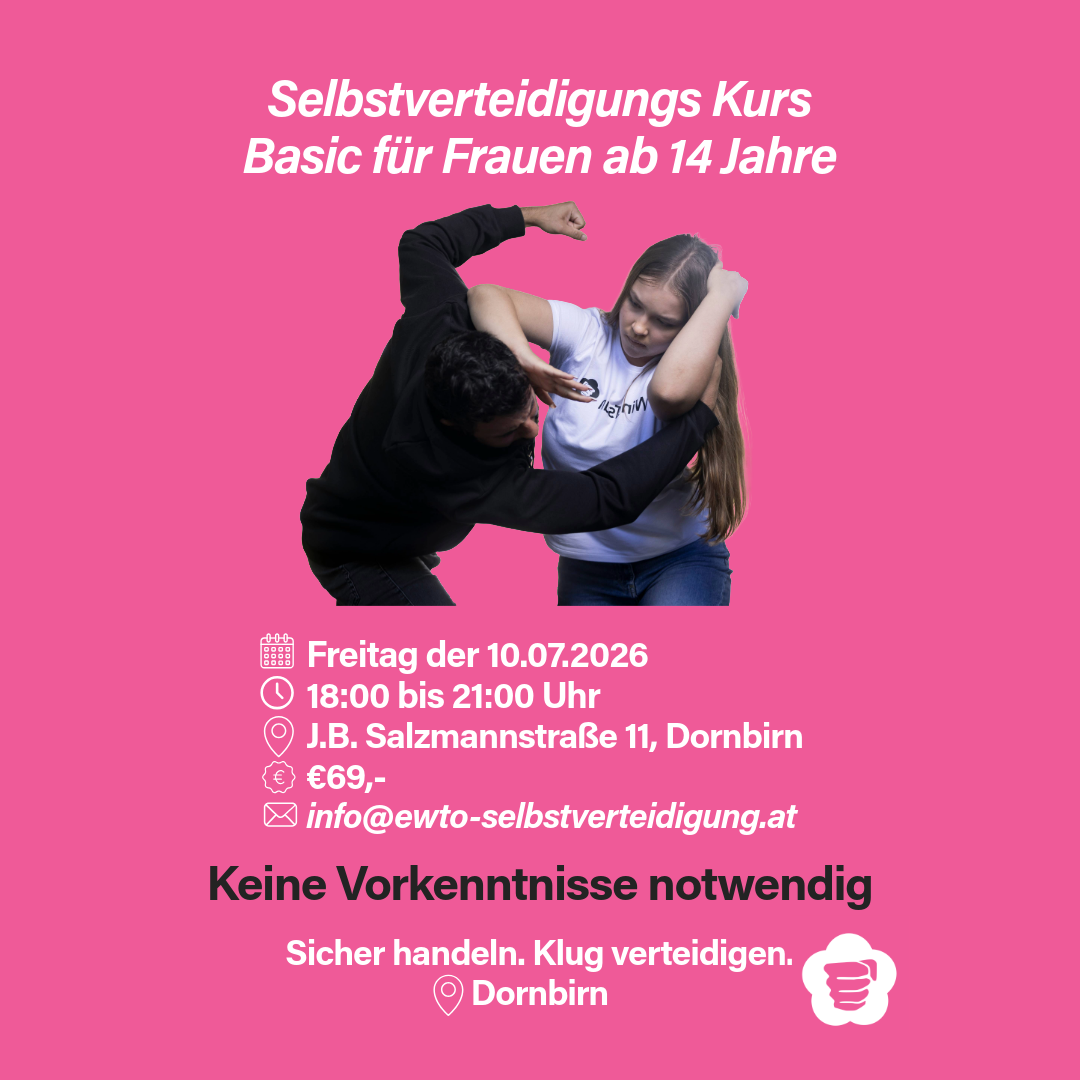 Frauen Kurs - Selbstverteidigung Basic
